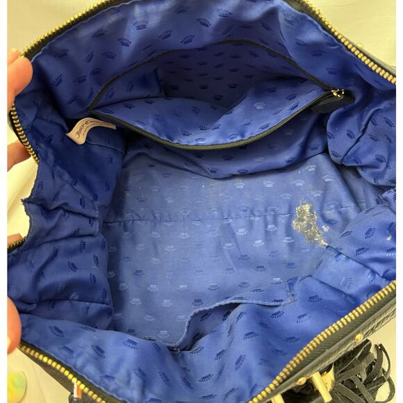 Vintage 2002 JUICY COUTURE Y2K Soft Leather Deveo Bag With Tassel - Picture 11 of 12